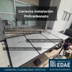 Correcta instalación de policarbonato celular 6mm
